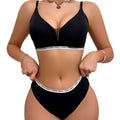 French Style Wireless Bra Set Women