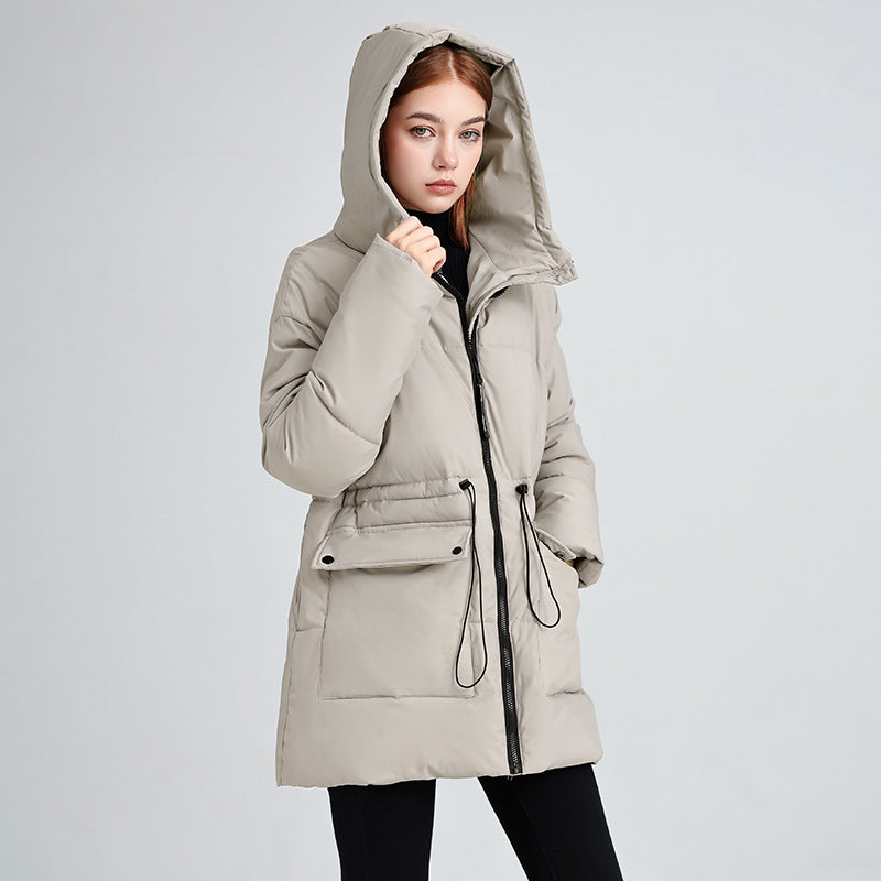 New, Versatile And Stylish Cotton-padded Jacket With A Hood