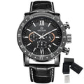 MEGIR Luxury Men's Business Watches Chronograph Waterproof Stainless Steel Quartz Watch Calendar Male Clock Reloj Hombre 3008