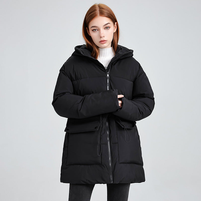 New, Versatile And Stylish Cotton-padded Jacket With A Hood