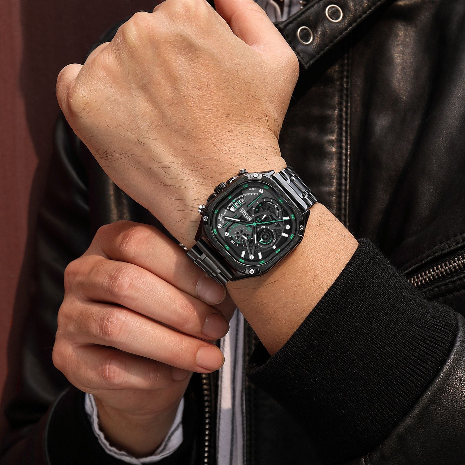 MEGIR Sports Military Watches for Men Luxury Business Casual Wristwatches Waterproof Date Clock Chronograph Reloj Hombre 2217