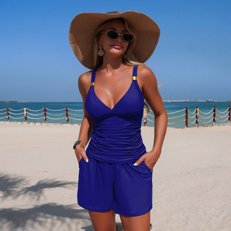 New European And American-style Tankini For Women