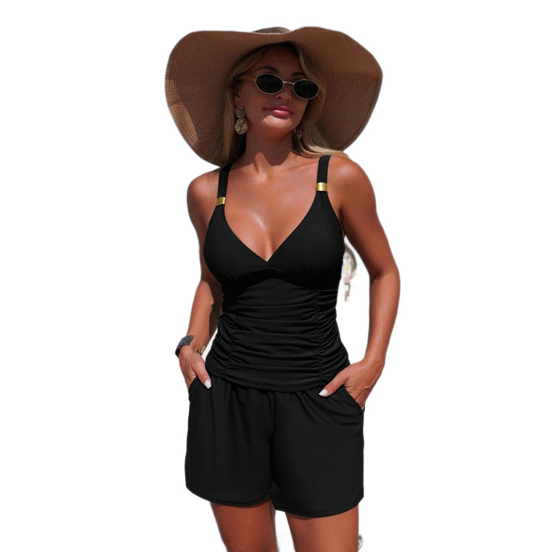 New European And American-style Tankini For Women