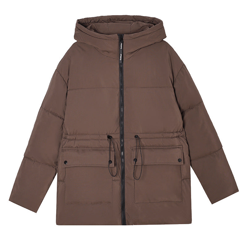 New, Versatile And Stylish Cotton-padded Jacket With A Hood